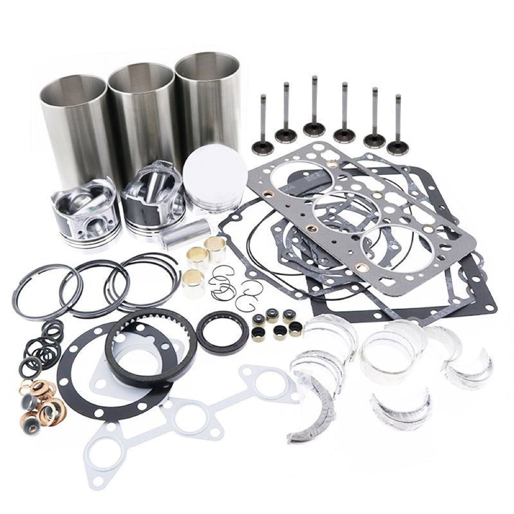 Overhaul Rebuild Kit suitable for Yanmar Engine 3TNV82 3TNV82A 3TNV82A-QTB1 Excavator VIO30 VIO27 B3 Tractor EG224